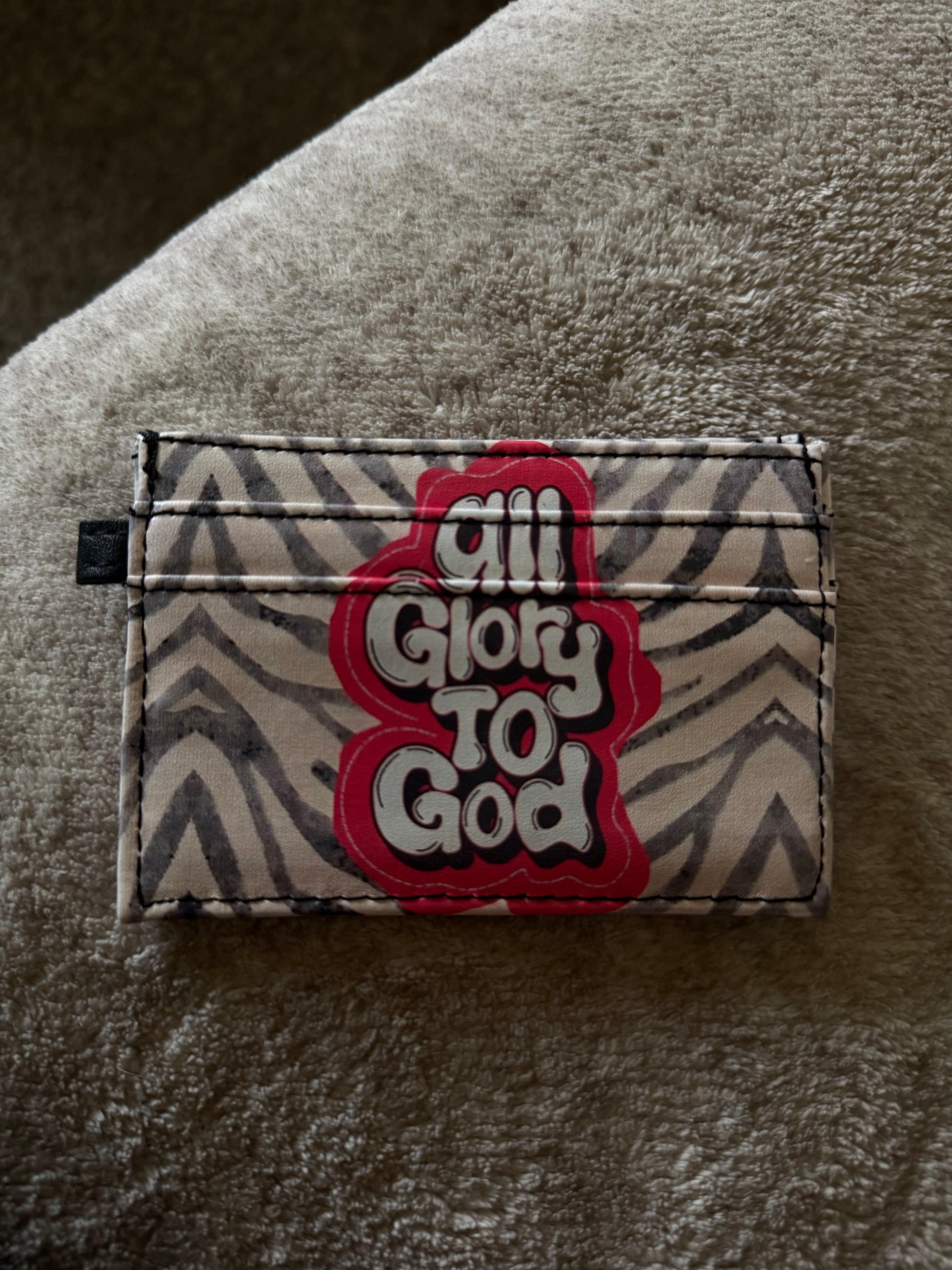 Glory to God Card Holder