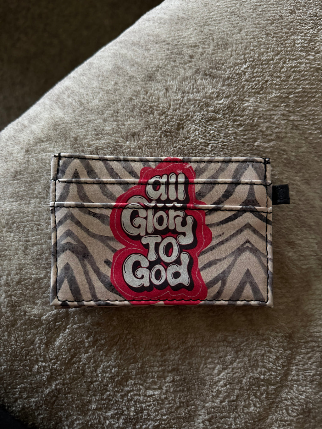 Glory to God Card Holder