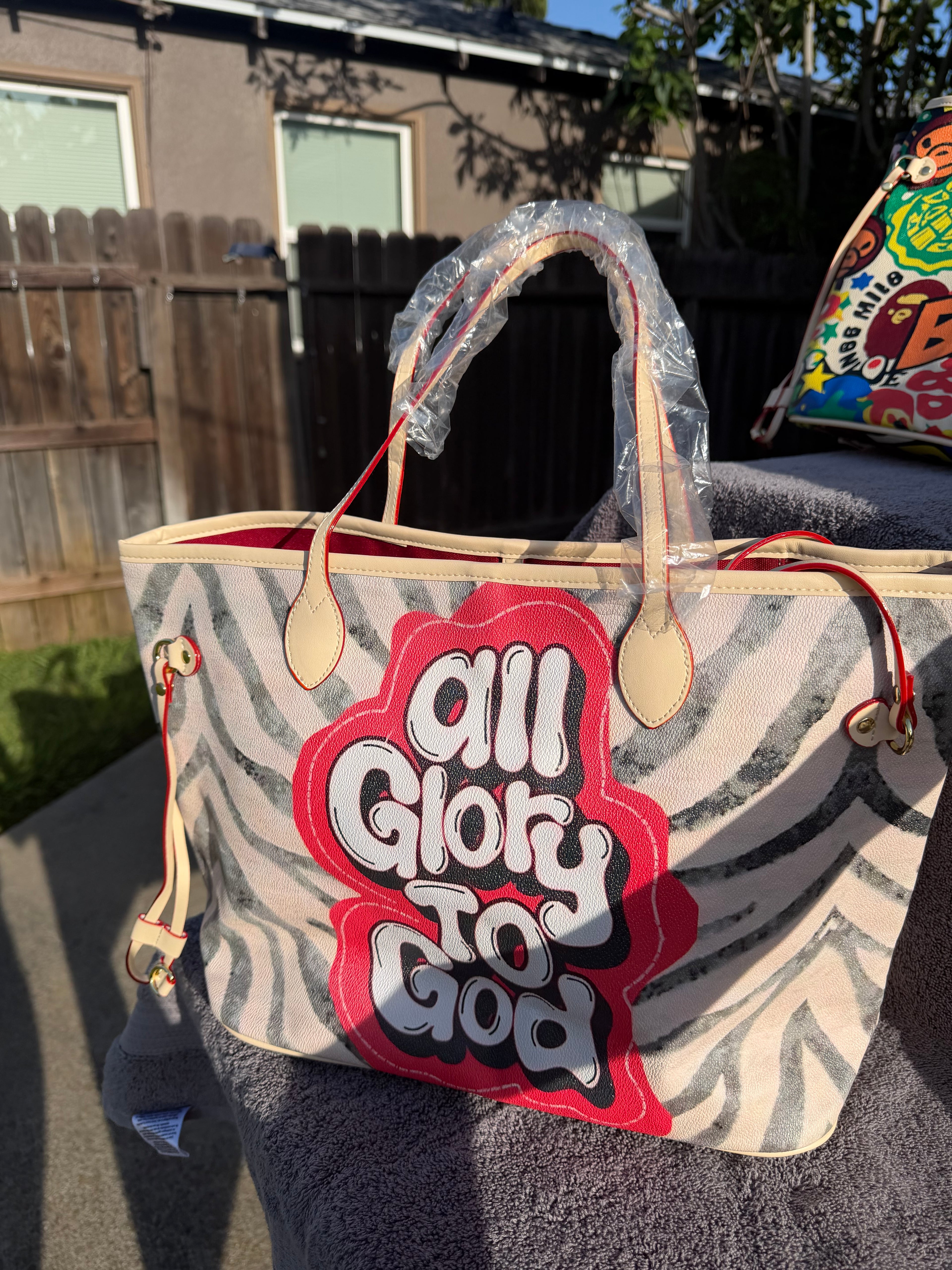 All Glory to God Tote Bag
