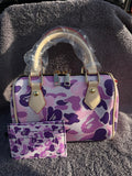 Purple Bape Bag